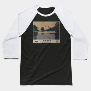 Vintage Travel - London Baseball T-Shirt